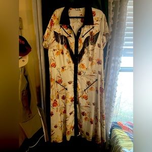 Unique Vintage Sassy Cowgirl Dress Babbyyyyyy